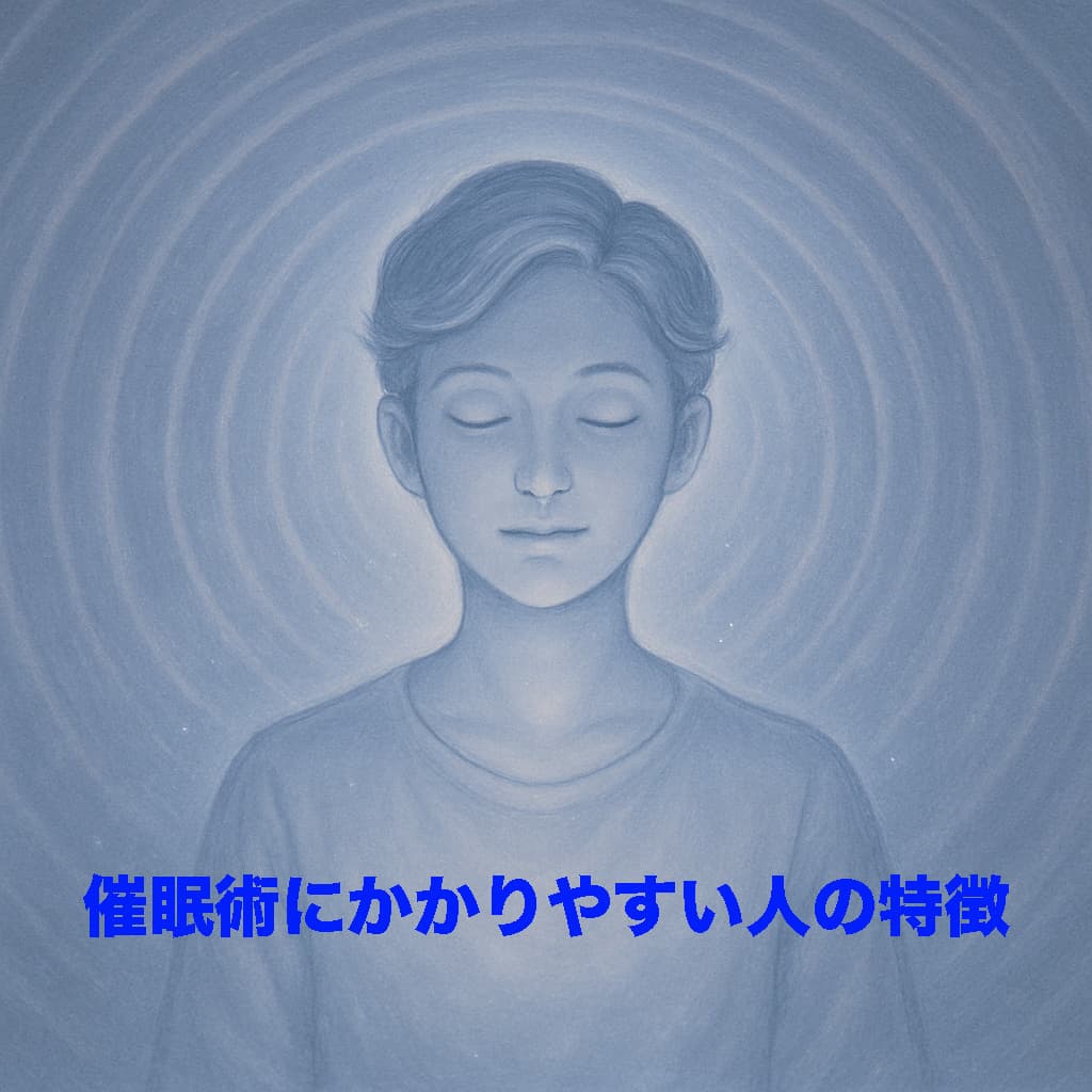 催眠術にかかりやすい人の特徴