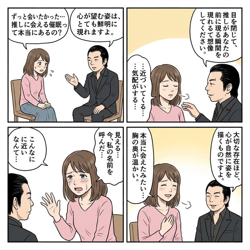 会いたい人に会える催眠術マンガ